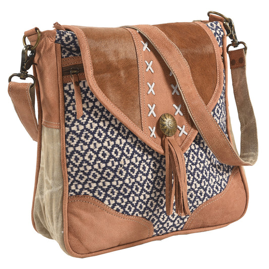 LC-OHV227 Crossbody Upcycled Canvas Ladies Bag