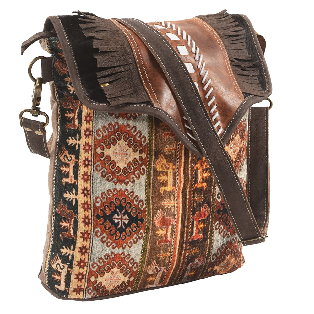 LC-OHV231 Crossbody Upcycled Canvas Ladies Bag