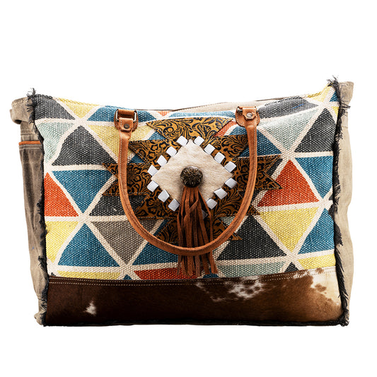 LC-OHV236 Weekender Upcycled Canvas Ladies Bag