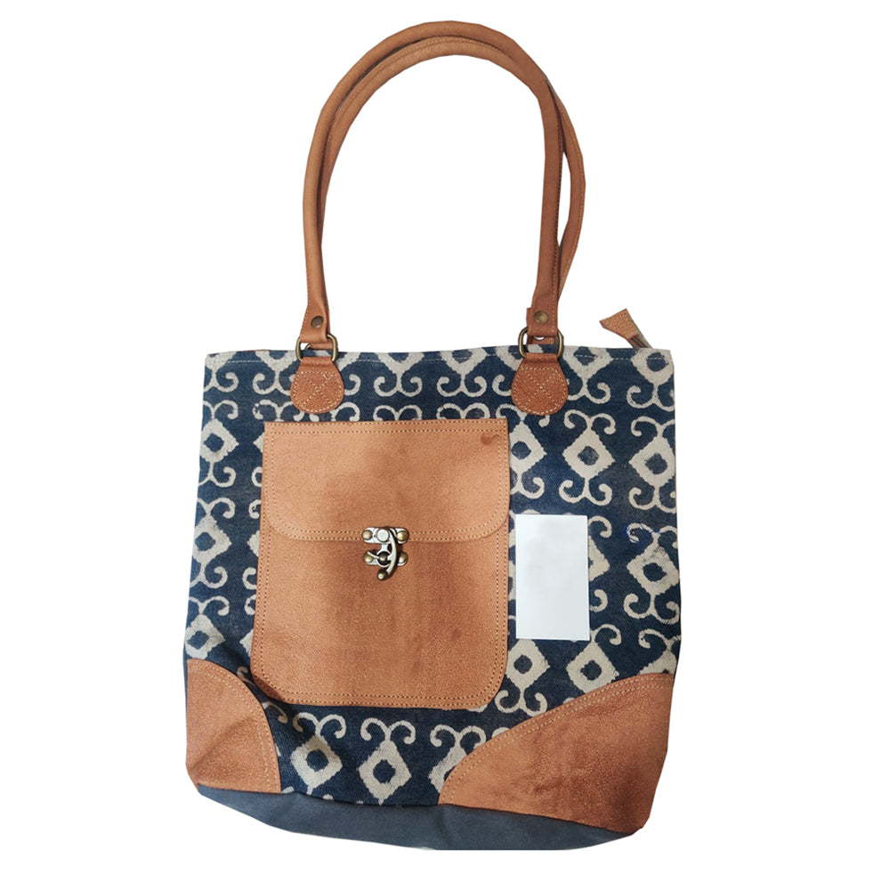 LC-OHV240 Tote Upcycled Canvas Ladies Bag