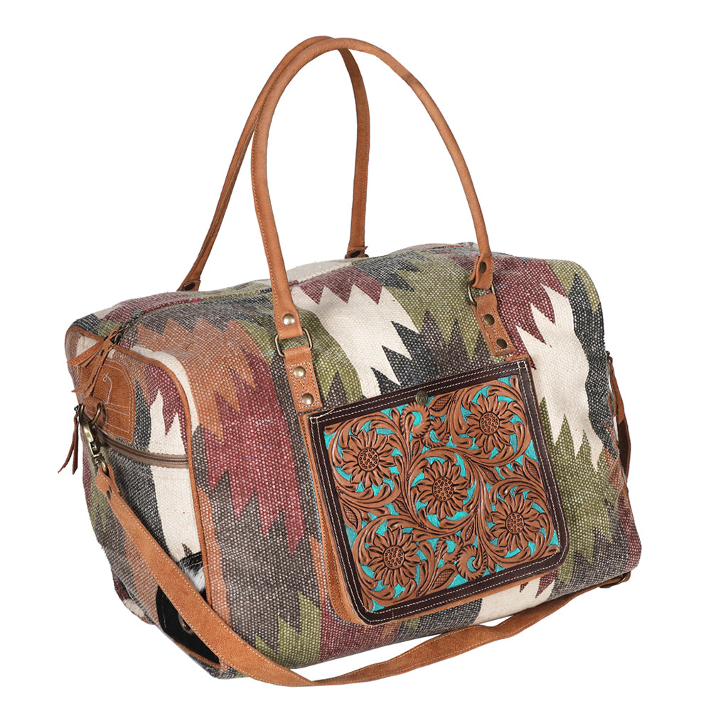 LC-OHV243  Weekender Upcycled Canvas Ladies Bag