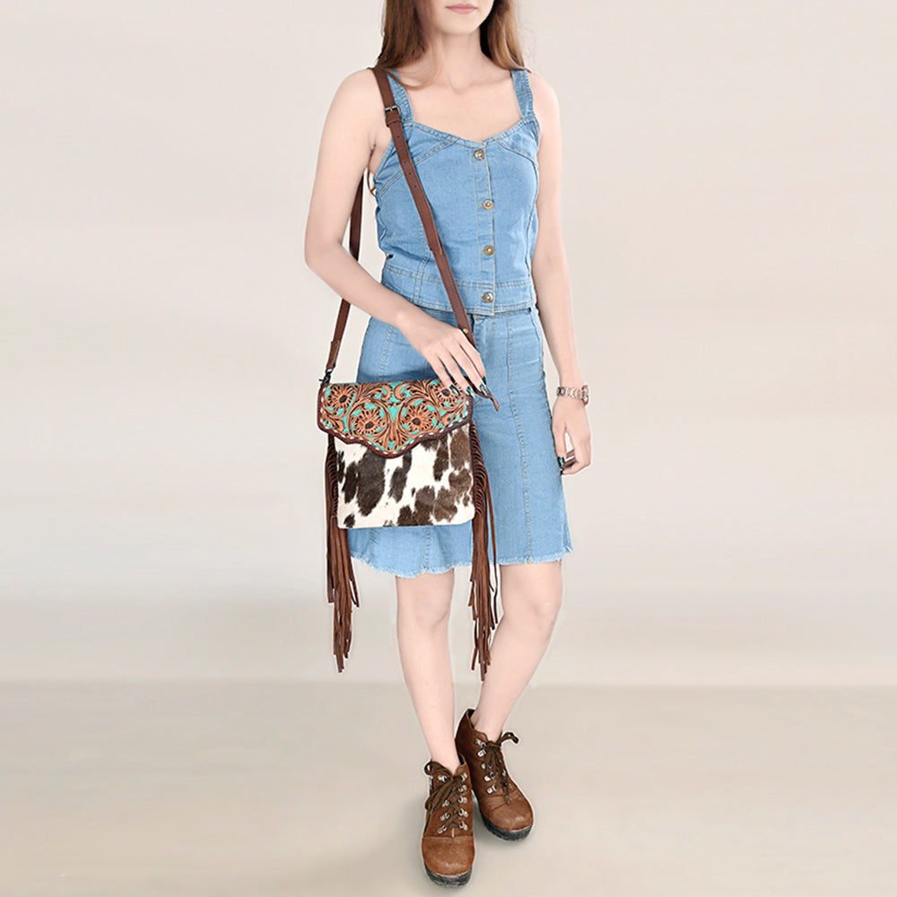OHG112 Shoulder Bag Genuine Leather women bag western Bag