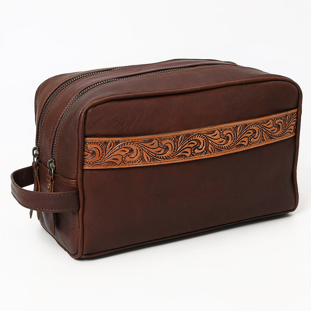 OHM107 Toiletry Genuine Leather women bag western Bag