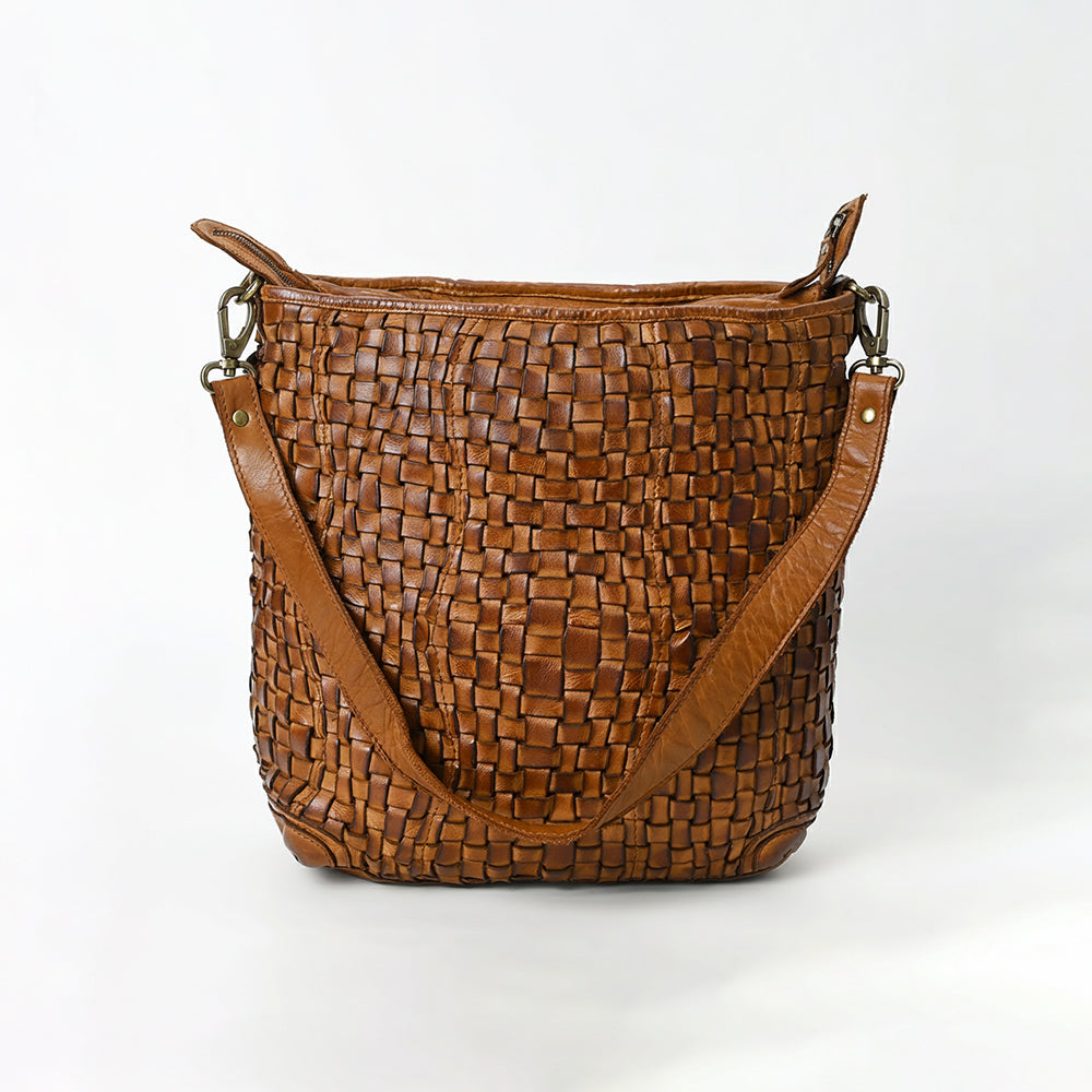 SWL118 Rosavello - Vegetable Tanned Leather Shoulder Bag