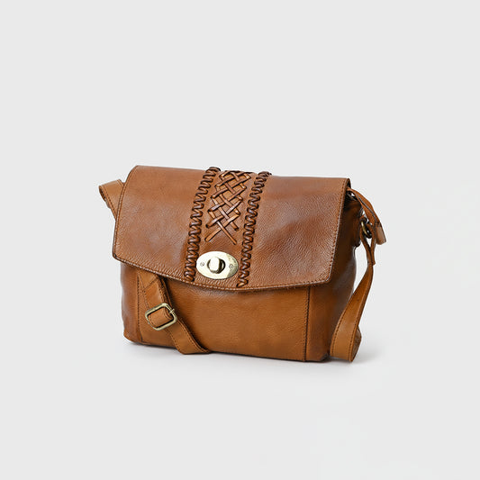 SWL121 Lunetta - Full Grain Leather Crossbody