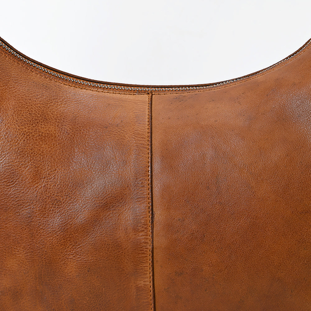 SWL128 Bronella - Leather Slouchy Hobo Bag