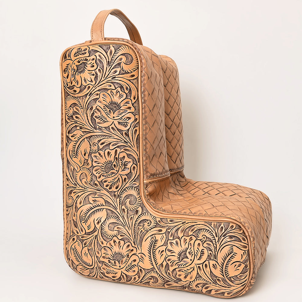 ADBG1304 American Darling Hand Tooled Leather Western Boot Cover Travel Case