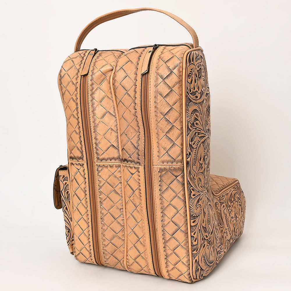 ADBG1304 American Darling Hand Tooled Leather Western Boot Cover Travel Case