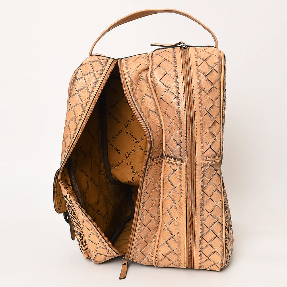 ADBG1304 American Darling Hand Tooled Leather Western Boot Cover Travel Case