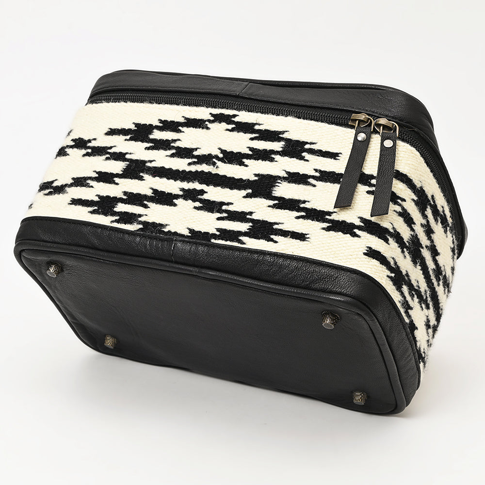 ADBG1320 American Darling Hand-Woven Saddle Blanket & Genuine Leather Western Jewelry Case