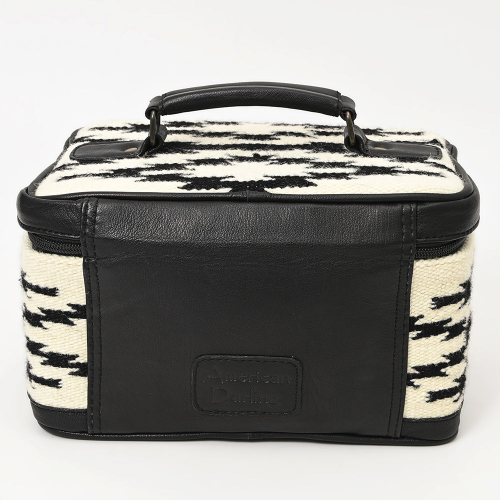 ADBG1320 American Darling Hand-Woven Saddle Blanket & Genuine Leather Western Jewelry Case