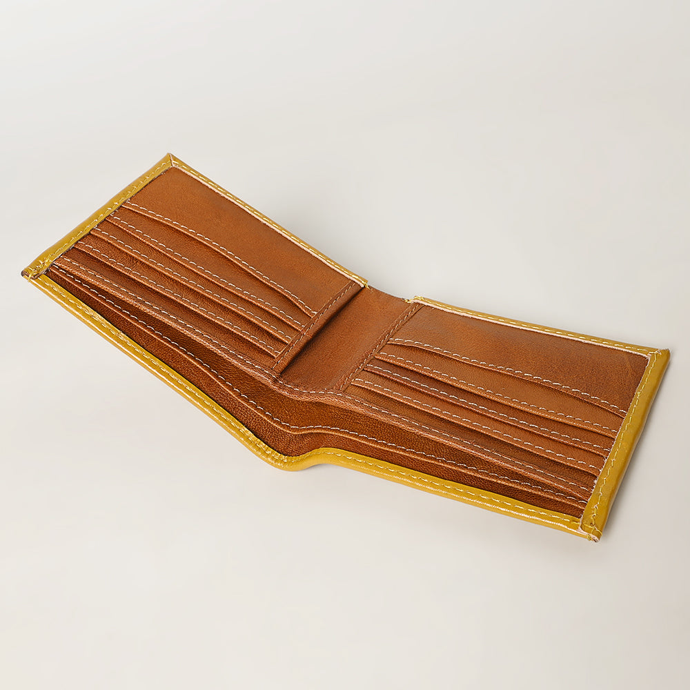 ADBG1236 American Darling Hand Tooled Leather Bifold Wallet | Floral Carved Purse