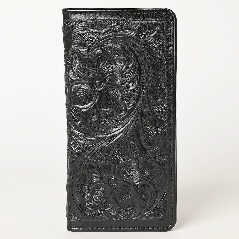 ADBG1269A American Darling Black Tooled Leather Wallet | Western Bifold Clutch