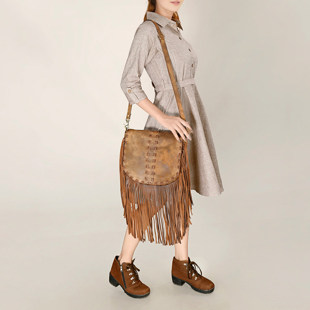 ADBGA495 Messenger Genuine Western Leather Women Bag