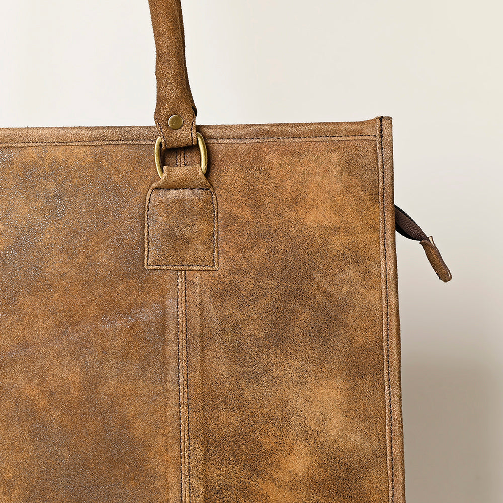 ADBGA496 Tote Genuine Leather Women Bag Western Handbag Purse