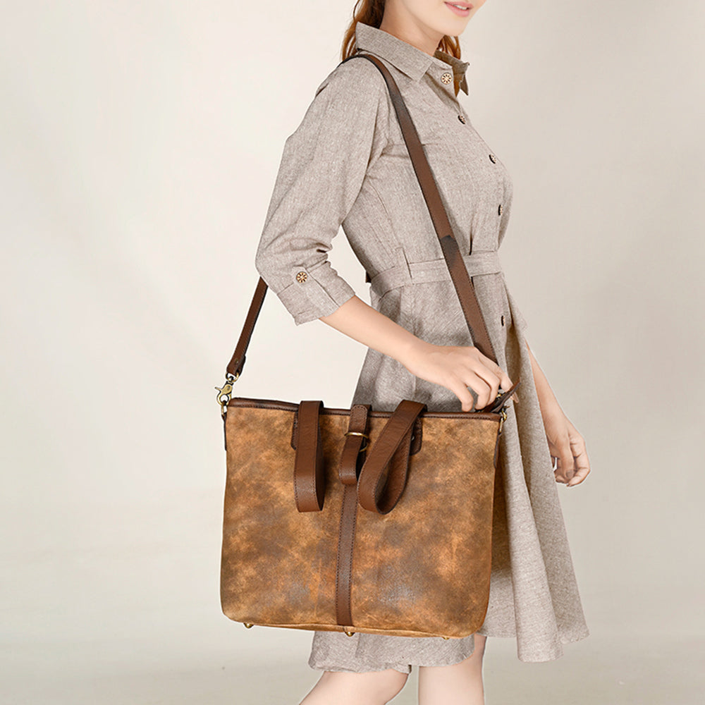 ADBGA505 Tote Genuine Western Leather Women Bag