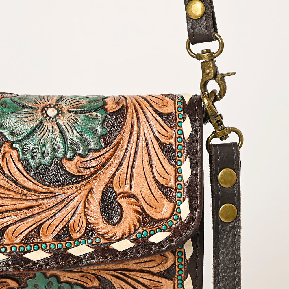 LC-ADBGA489 Wallet Genuine Western Leather Women Bag