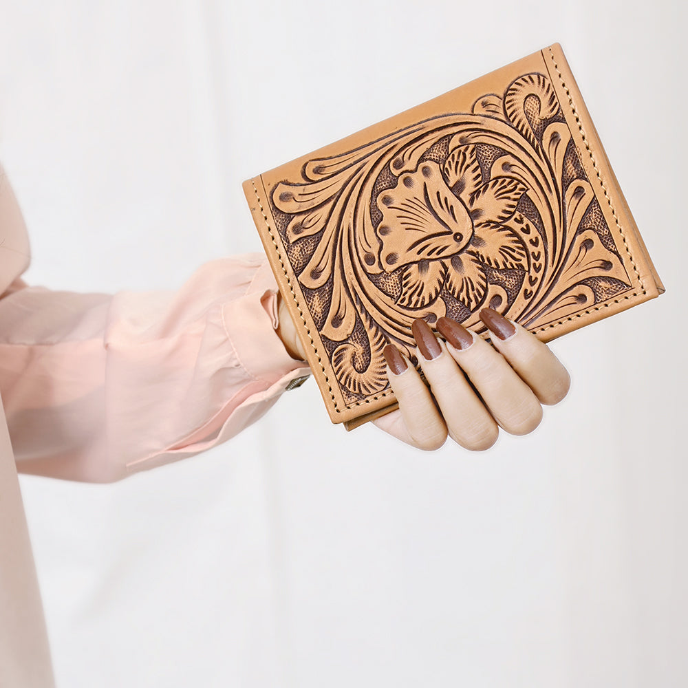 LC-ADBGZ799A Wallet Genuine Western Leather Women Bag