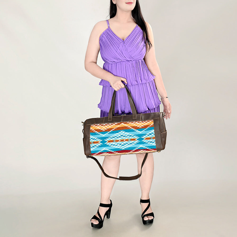 LC-OHA102B Duffel Genuine Leather women bag western Bag