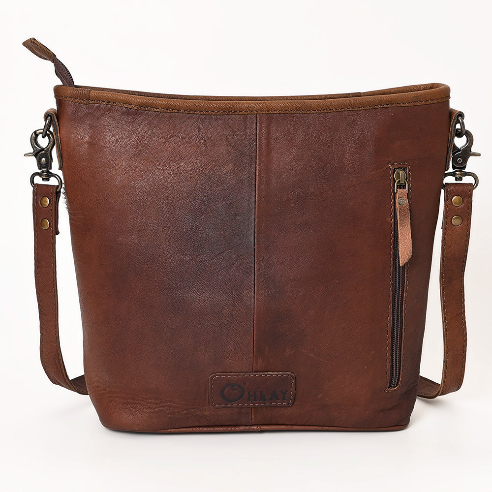 OHG132 Large Crossbody Genuine Leather women bag western Bag