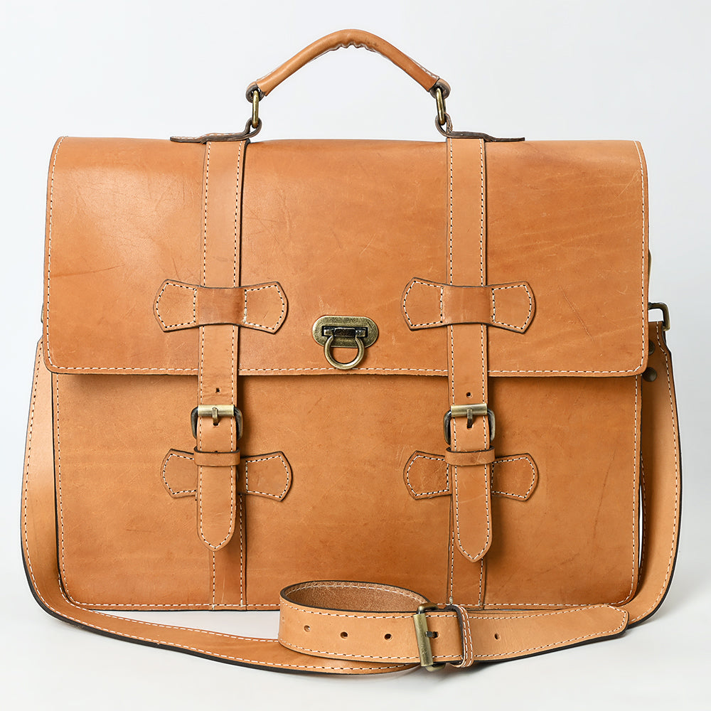 ADBG1399 American Darling Western Genuine Leather Briefcase Bag for Work Office & Travel