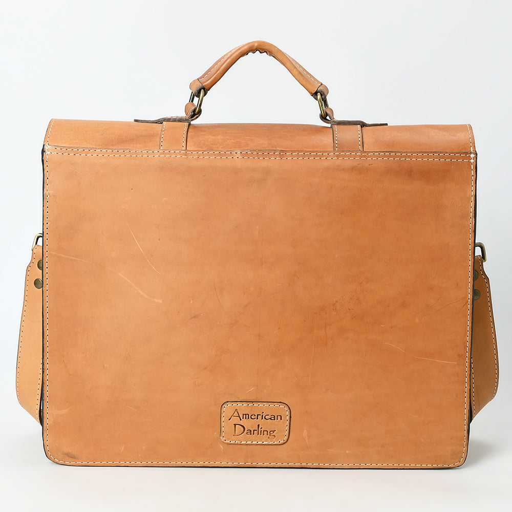 ADBG1399 American Darling Western Genuine Leather Briefcase Bag for Work Office & Travel