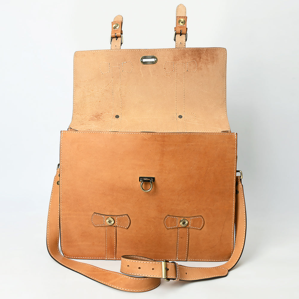 ADBG1399 American Darling Western Genuine Leather Briefcase Bag for Work Office & Travel