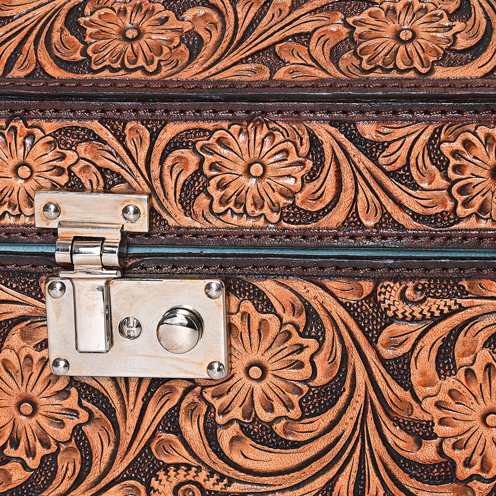 ADBGA523 Jewelry Case Genuine Western Leather Women Bag