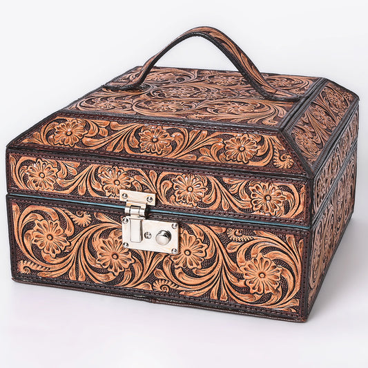 ADBGA523 Jewelry Case Genuine Western Leather Women Bag