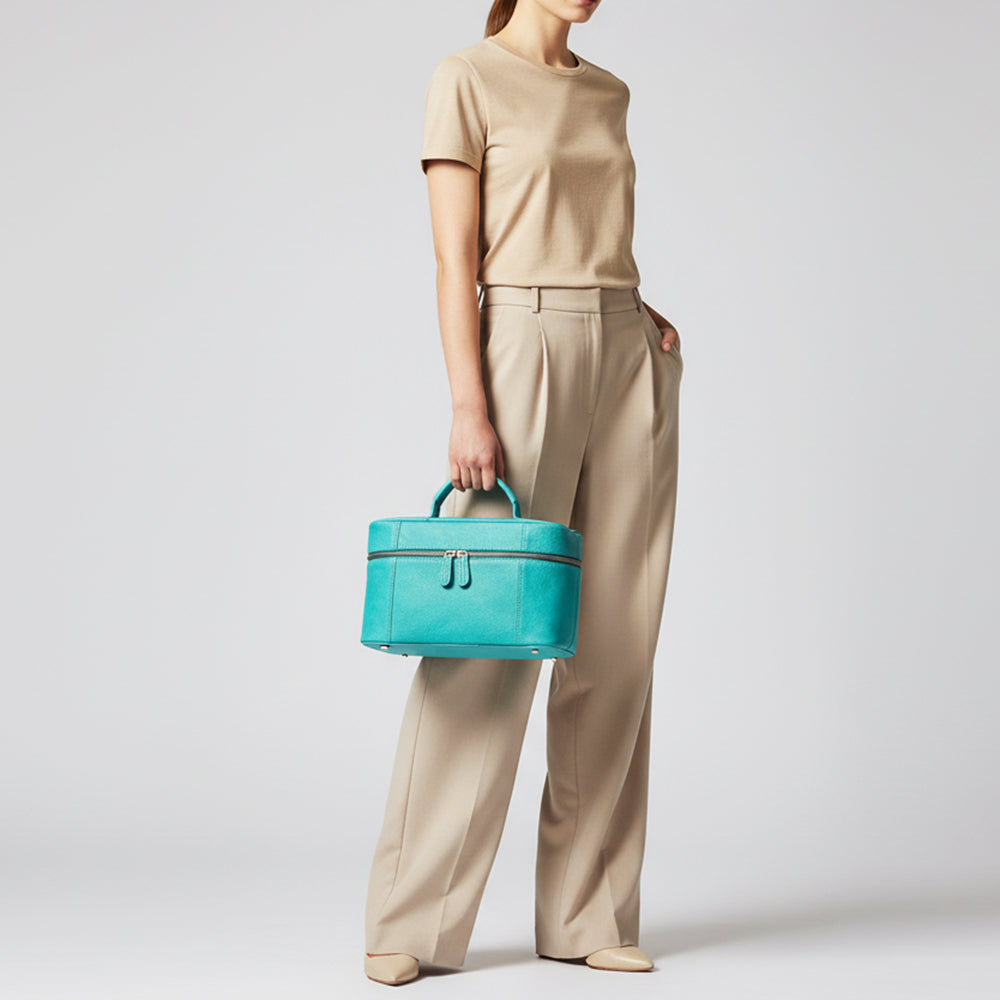 ADBGM386 Jewelry Case Genuine Western Leather Women Bag