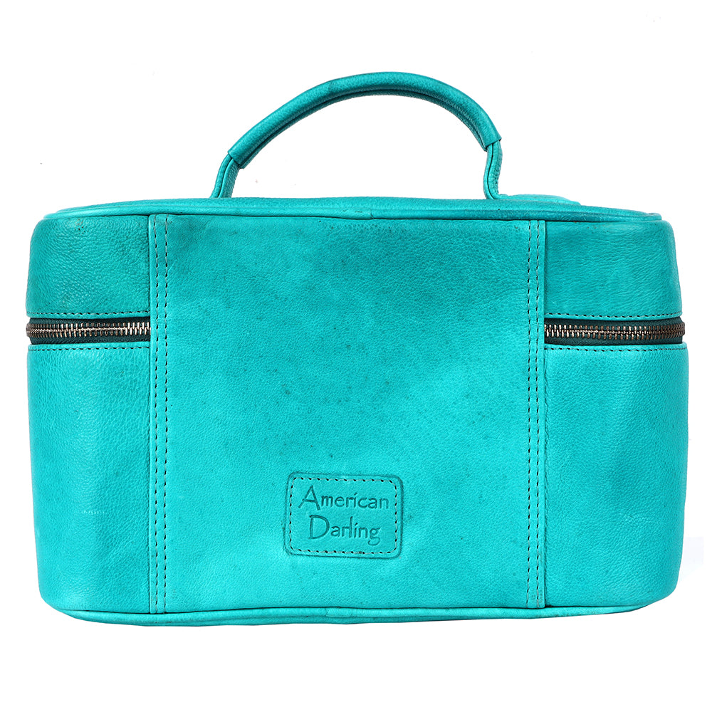 ADBGM386 Jewelry Case Genuine Western Leather Women Bag