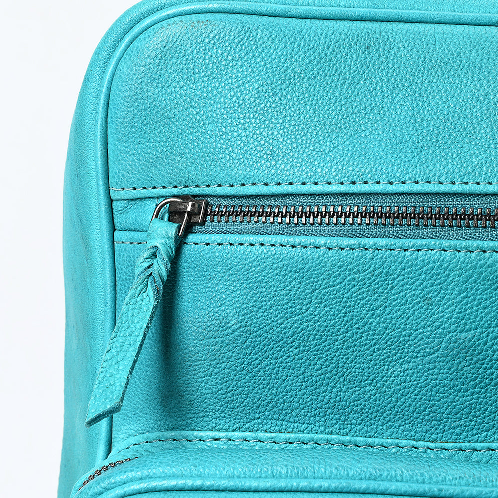 ADBGM391 Leather Backpack - Structured Full-Grain Western Travel & Work Bag