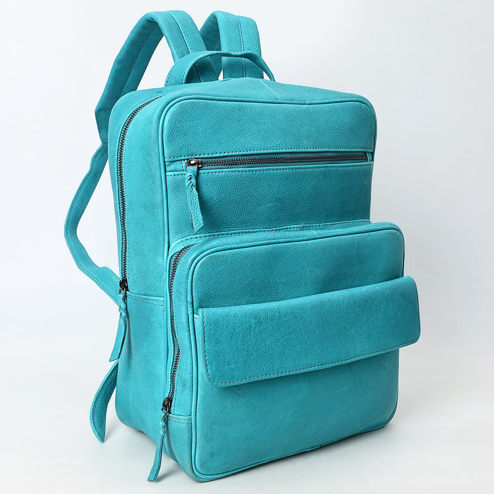 ADBGM391 Leather Backpack - Structured Full-Grain Western Travel & Work Bag