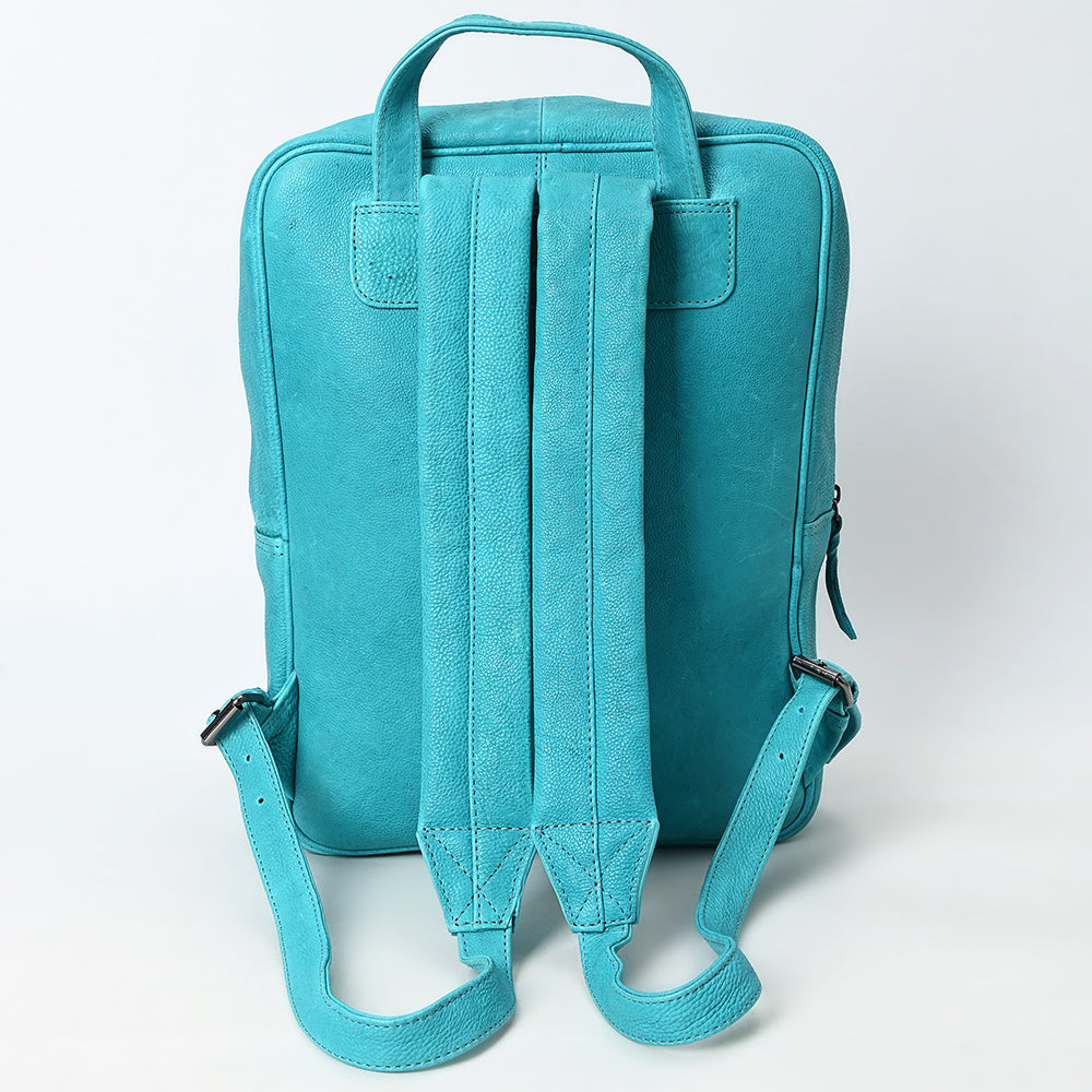 ADBGM391 Leather Backpack - Structured Full-Grain Western Travel & Work Bag