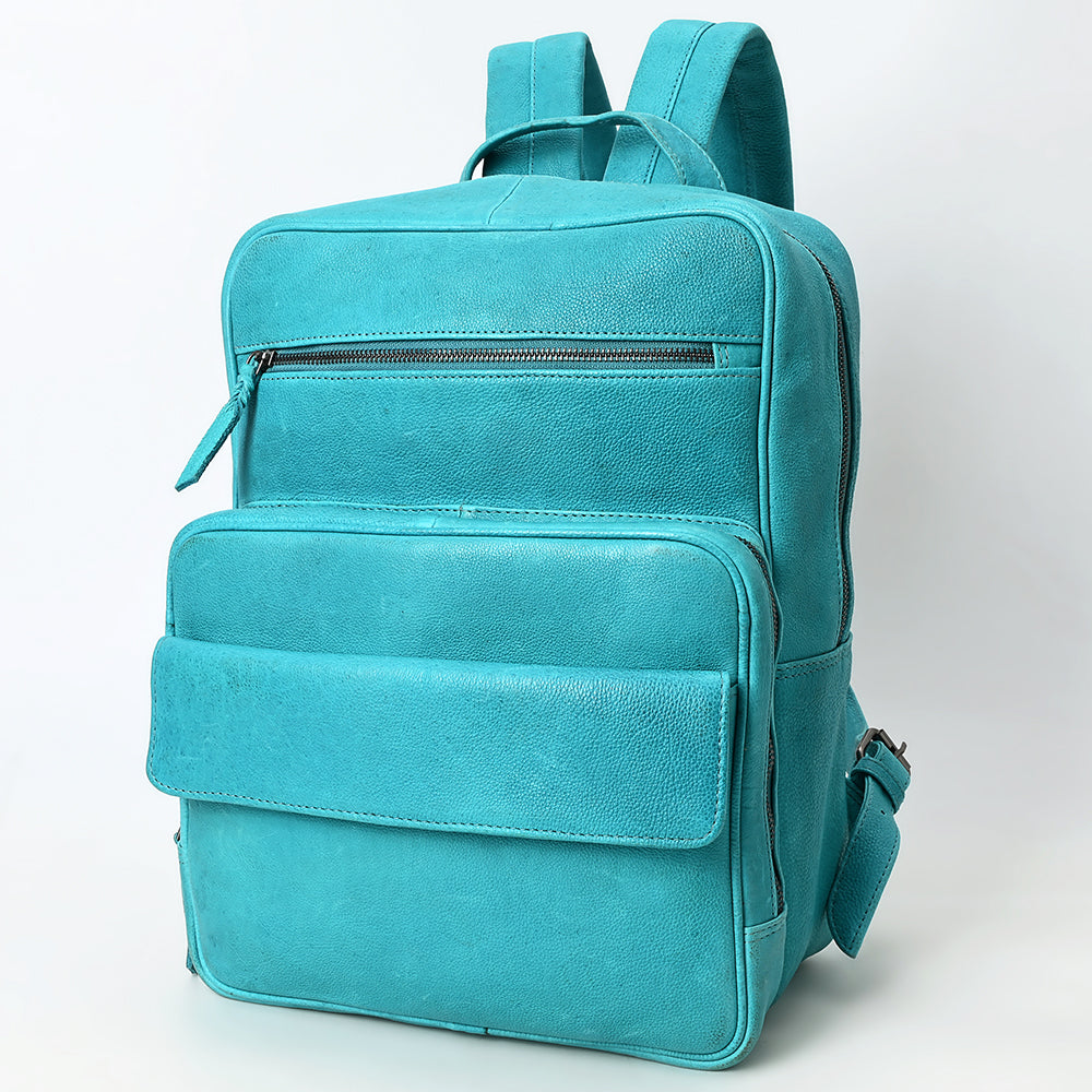 ADBGM391 Leather Backpack - Structured Full-Grain Western Travel & Work Bag