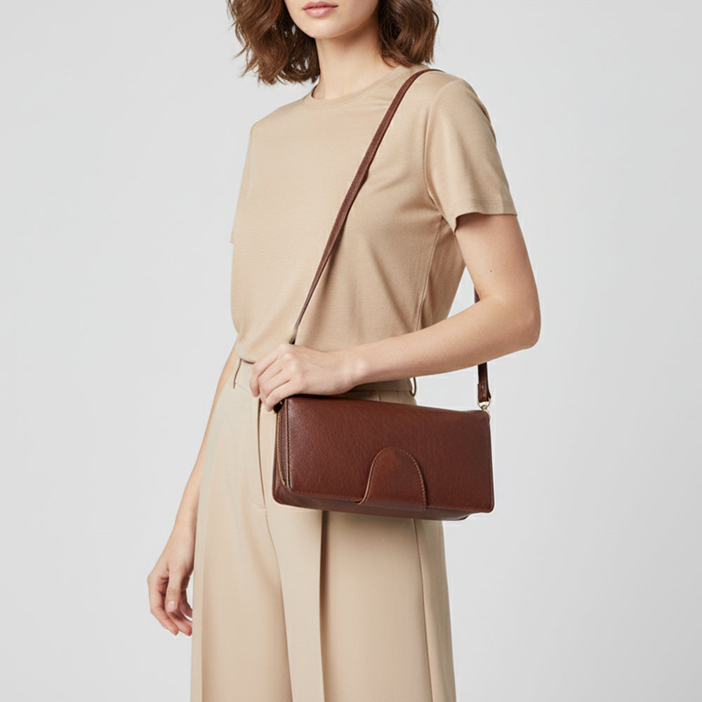 ADBGM393 Pebbled Leather Wristlet Clutch Wallet - American Darling