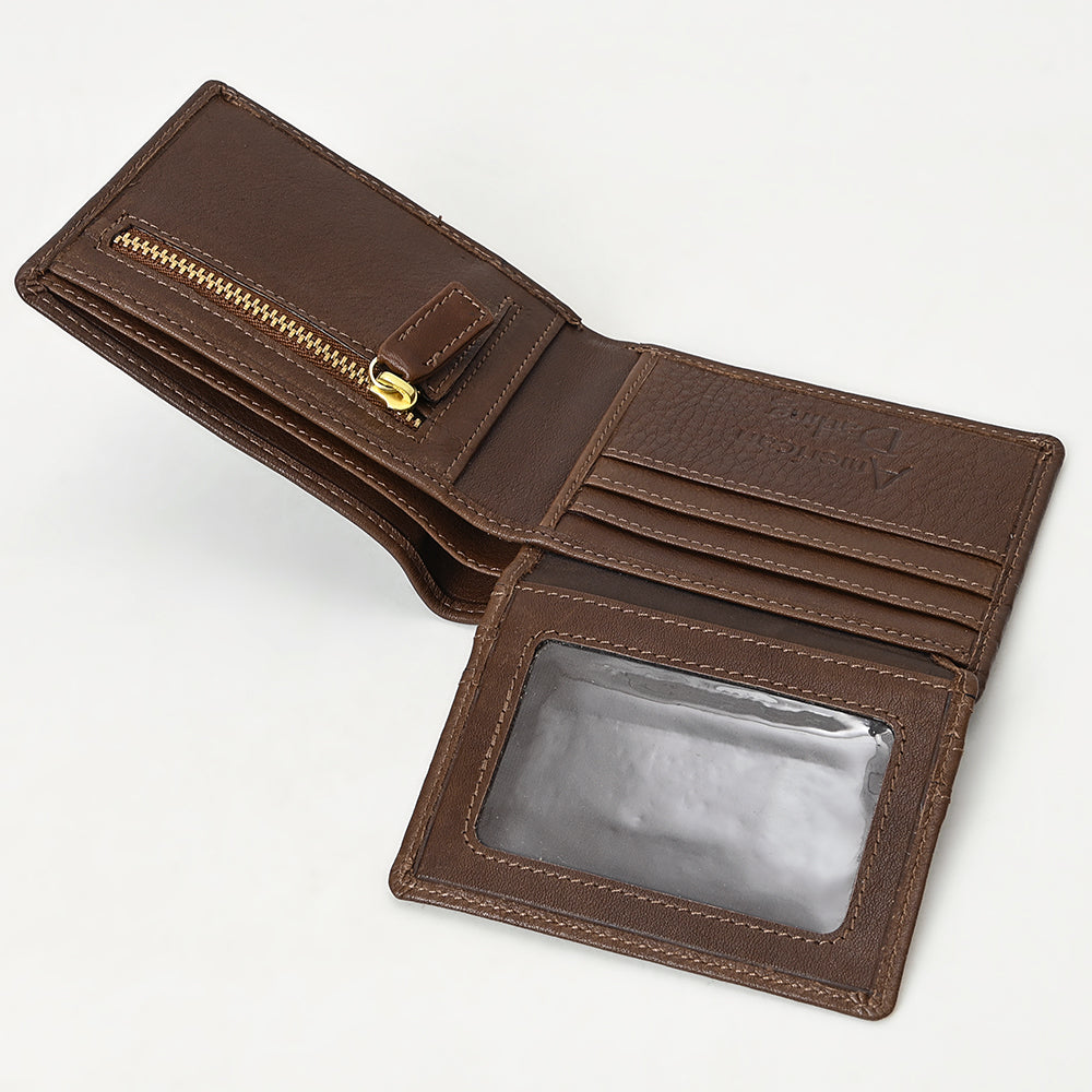 ADBGM395 Full-Grain Leather Bifold Wallet - American Darling