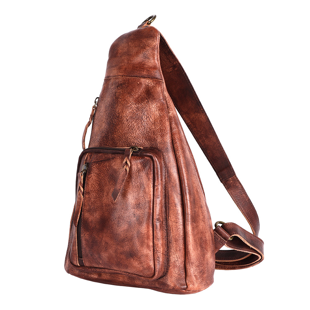 NMBGM165 Sling Genuine western Leather women bag