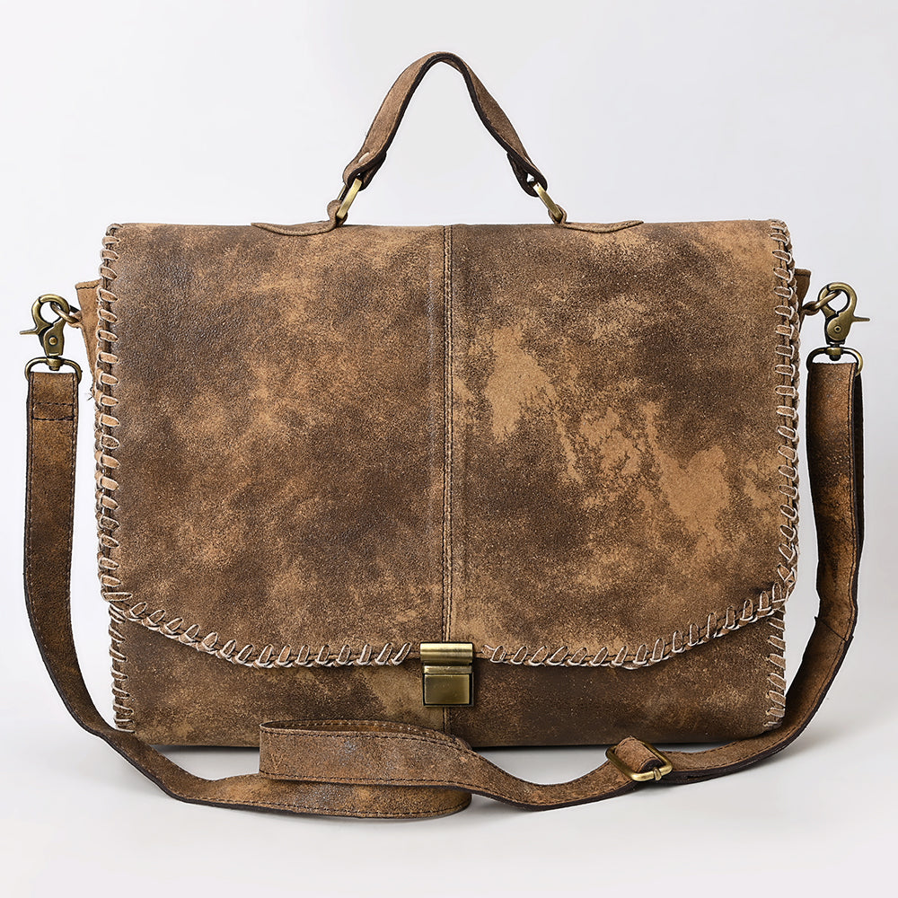 ADBGA535 American Darling Leather Briefcase Western Vintage Business Bag