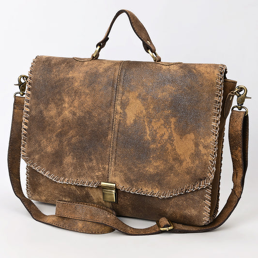 ADBGA535 American Darling Leather Briefcase Western Vintage Business Bag