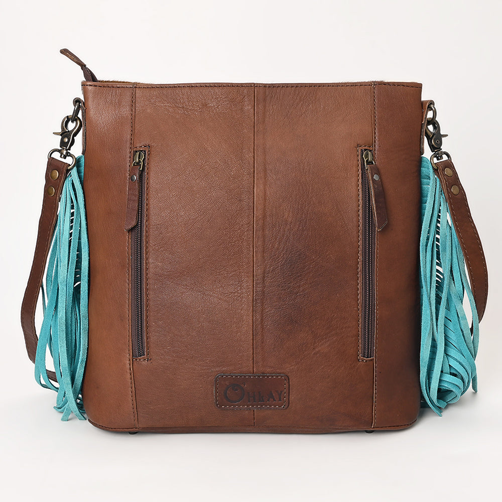 OHG175 Large Crossbody Genuine Leather women bag western Bag