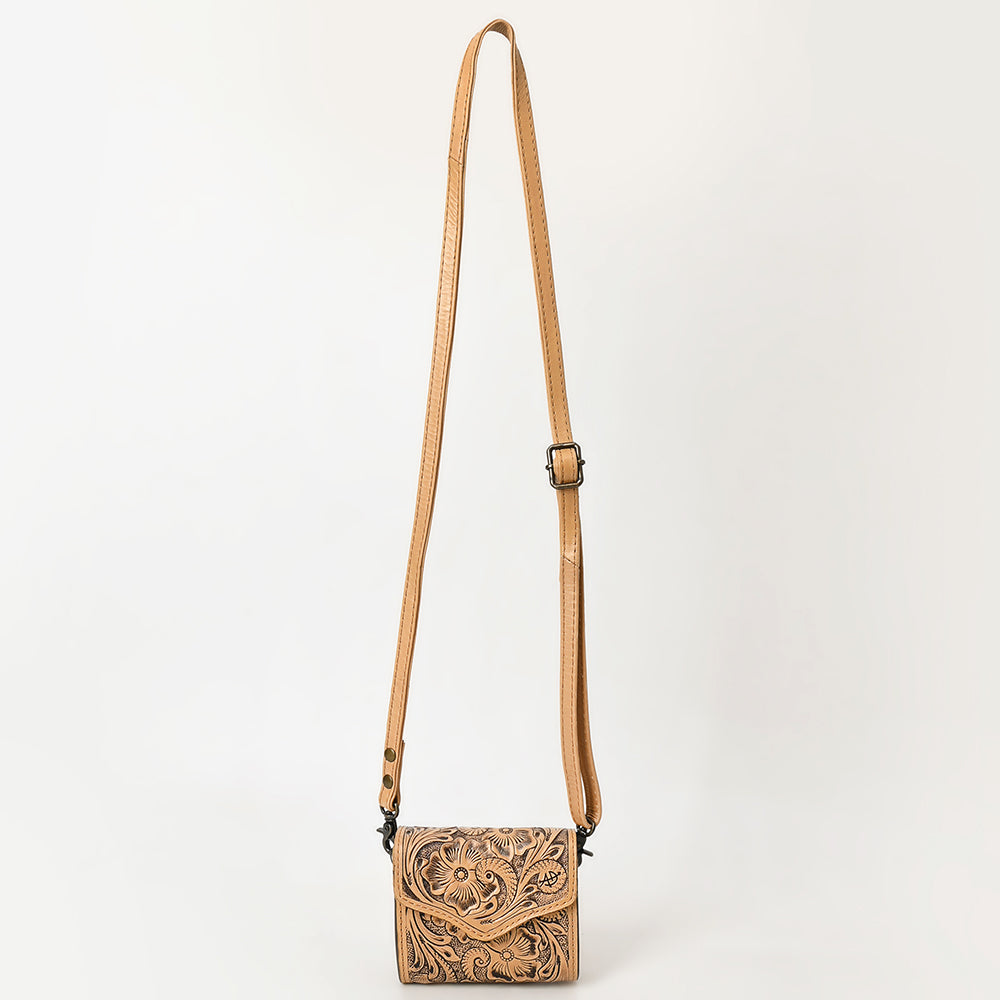 ADBG1444 American Darling Hand Tooled Genuine Leather Western Wallet Bag for Everyday Carry