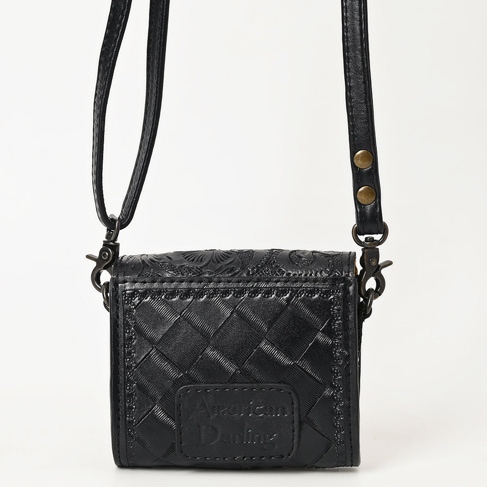 ADBG1444 American Darling Hand Tooled Genuine Leather Western Wallet Bag for Everyday Carry