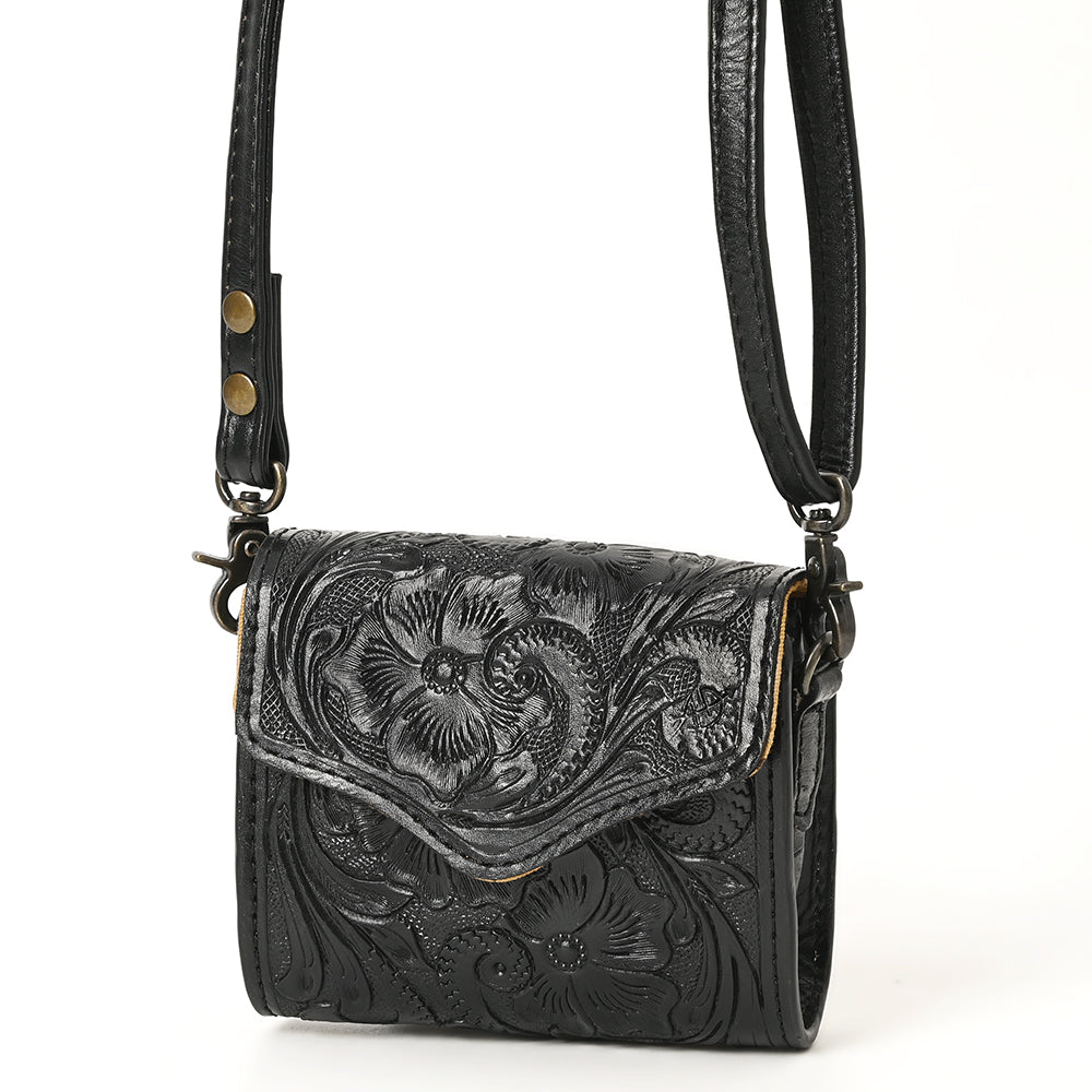 ADBG1444 American Darling Hand Tooled Genuine Leather Western Wallet Bag for Everyday Carry