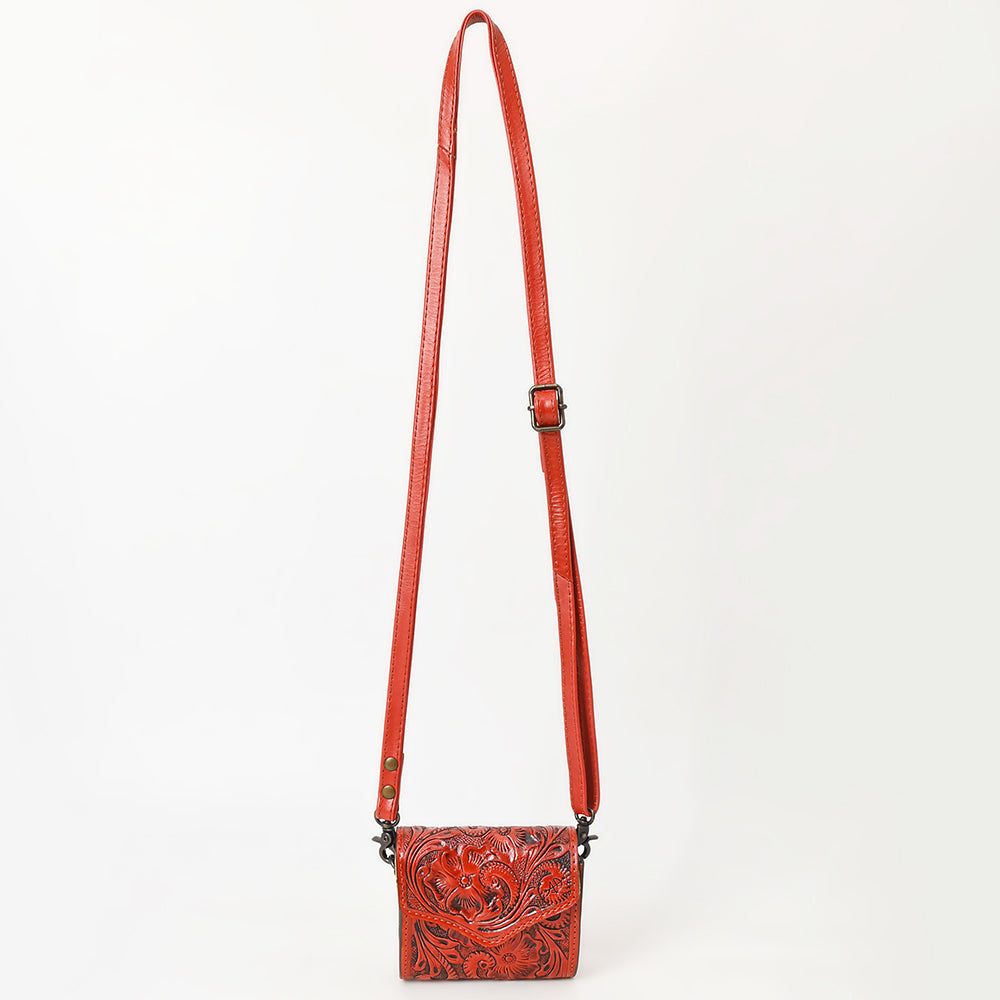 ADBG1444 American Darling Hand Tooled Genuine Leather Western Wallet Bag for Everyday Carry