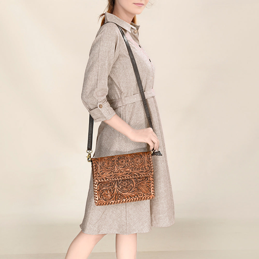 OHA119 Crossbody Genuine Leather women bag western Bag