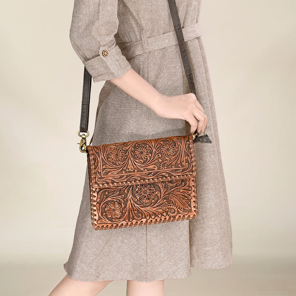 OHA119 Crossbody Genuine Leather women bag western Bag