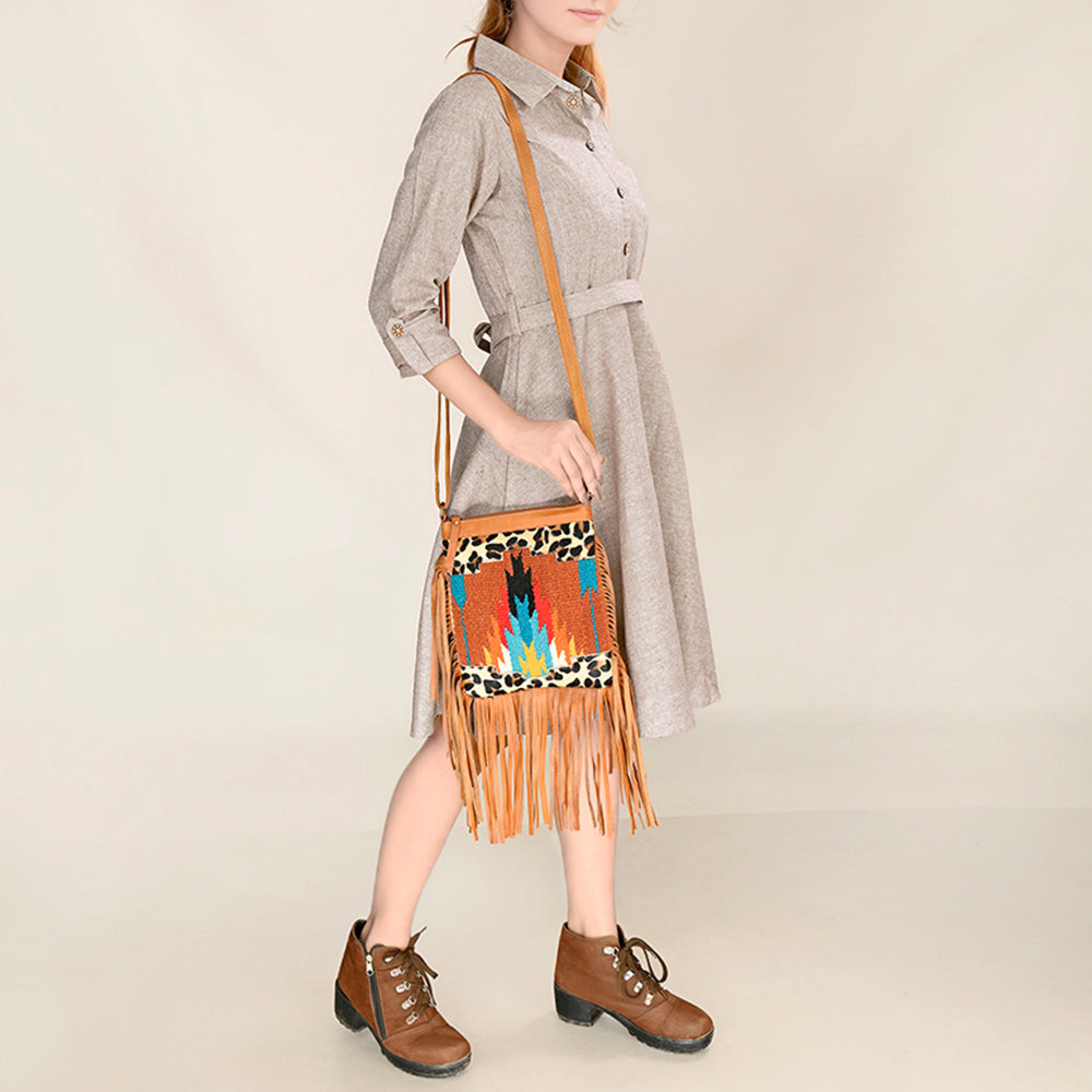 OHA116 Crossbody Genuine Leather women bag western Bag