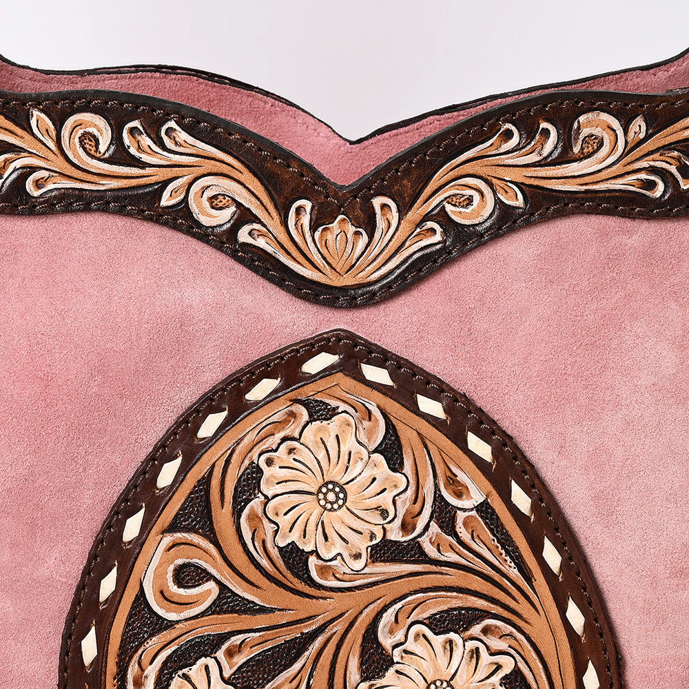 ADBGA419 Genuine Western Leather Hobo Bag Hand Tooled Cowgirl Purse by American Darling