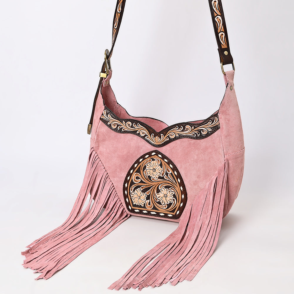 ADBGA419 Genuine Western Leather Hobo Bag Hand Tooled Cowgirl Purse by American Darling